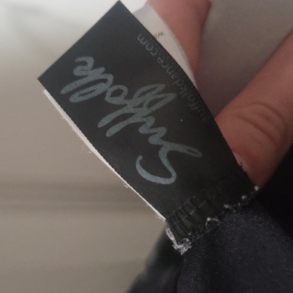 Suffolk Black Mockneck Leotard Petite - Picture 3 of 4